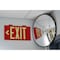 Brady Exit Sign, Plastic, 15-1/4" W, 8-1/4" H, Exit, White 80753B - alternate 4